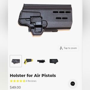 Scuba Ringer MK2 w/Black Holster for Air Pistols